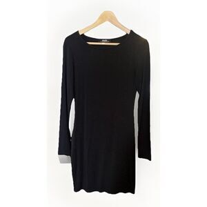 Lulus‎ Mini Dress Womens Size Medium Long Sleeve Black Casual     Gg